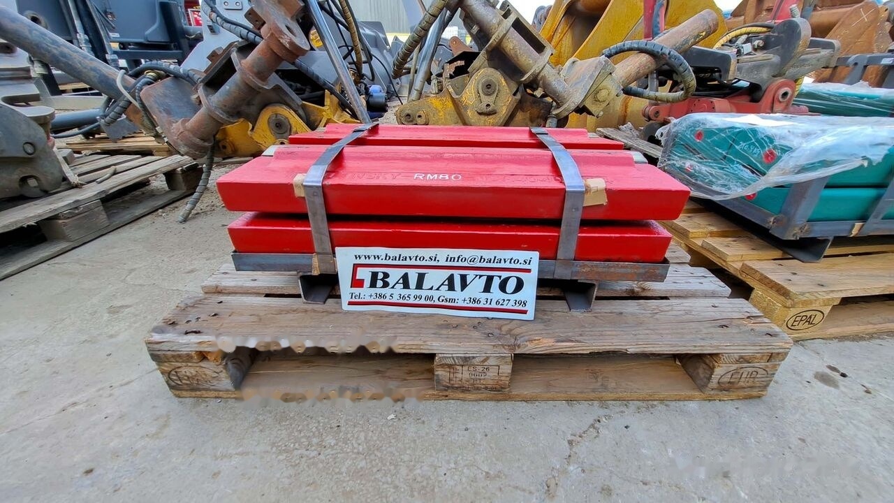Blow bar Rubble Master RM80 for crusher - חלקי חילוף עבור מגרסה: תמונה 2 Blow bar Rubble Master RM80 for crusher - חלקי חילוף עבור מגרסה: תמונה 2