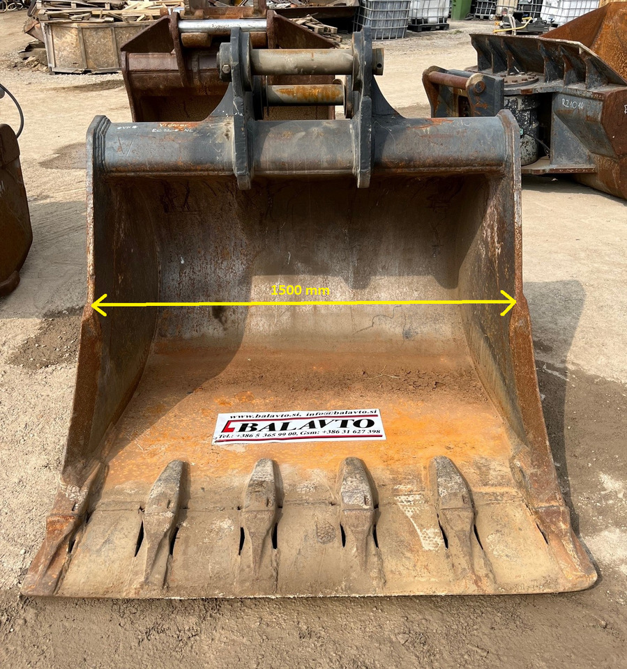 Digging bucket 1500 mm - דלי מחפר: תמונה 2 Digging bucket 1500 mm - דלי מחפר: תמונה 2