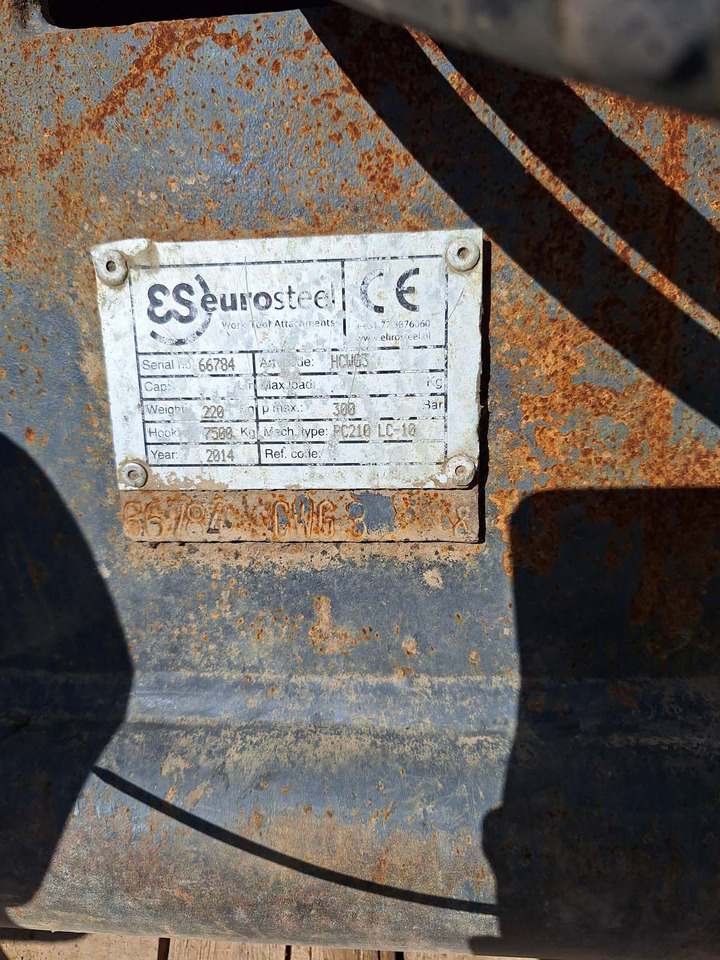Eurosteel HCWG3 Verachtert - מצמד מהיר עבור מכונת בנייה: תמונה 5 Eurosteel HCWG3 Verachtert - מצמד מהיר עבור מכונת בנייה: תמונה 5
