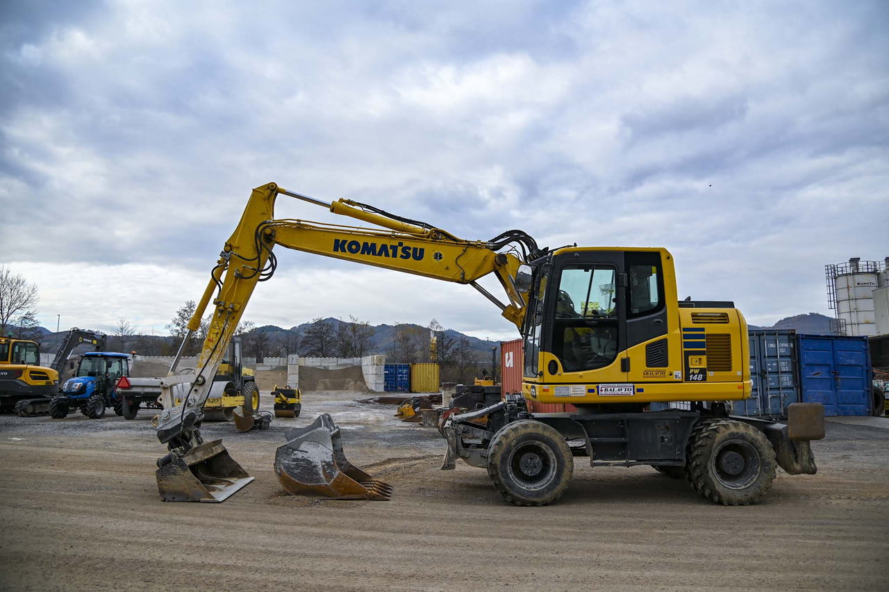 KOMATSU PW148-10 - מחפר גלגלים: תמונה 2 KOMATSU PW148-10 - מחפר גלגלים: תמונה 2