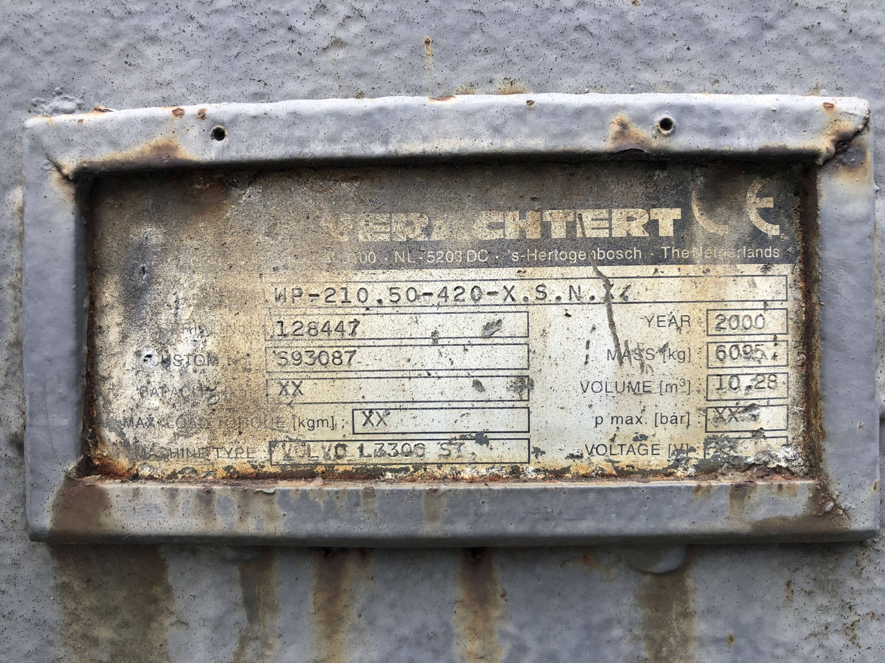 Verachtert loader bucket 4200 mm Volvo - דלי מעמיס: תמונה 5 Verachtert loader bucket 4200 mm Volvo - דלי מעמיס: תמונה 5