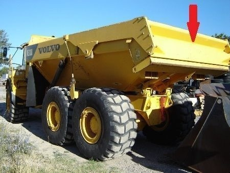 Volvo tailgate Volvo A25, A30, A35 articulated dump - גוף וחלק חיצוני עבור מסיר פסולת מפרקי: תמונה 3 Volvo tailgate Volvo A25, A30, A35 articulated dump - גוף וחלק חיצוני עבור מסיר פסולת מפרקי: תמונה 3