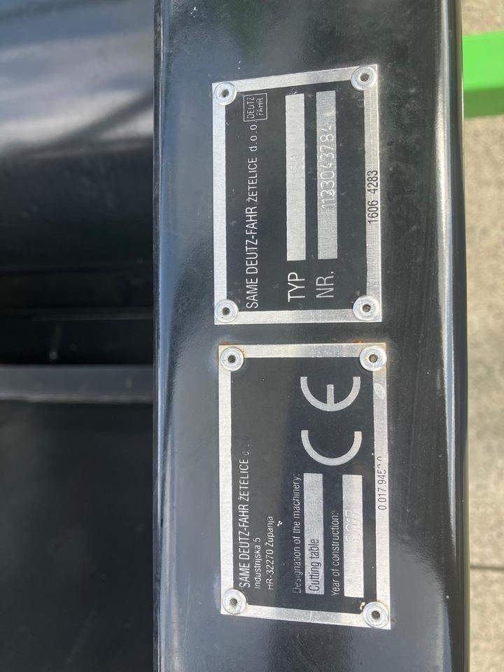 ראש תבואה Deutz Fahr Schneidwerk DH540A inkl Schneidwerkwagen Mähdrescher: תמונה 6