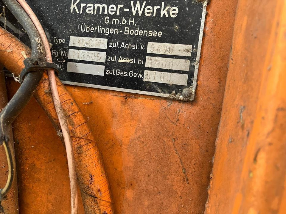 הַחכָּרָה  Kramer Allrad 416CM Radlader Kramer Allrad 416CM Radlader: תמונה 12