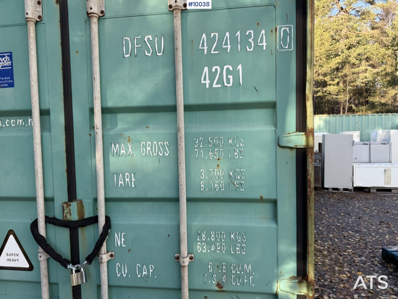 40-foot container - מכולת משלוח: תמונה 4 40-foot container - מכולת משלוח: תמונה 4