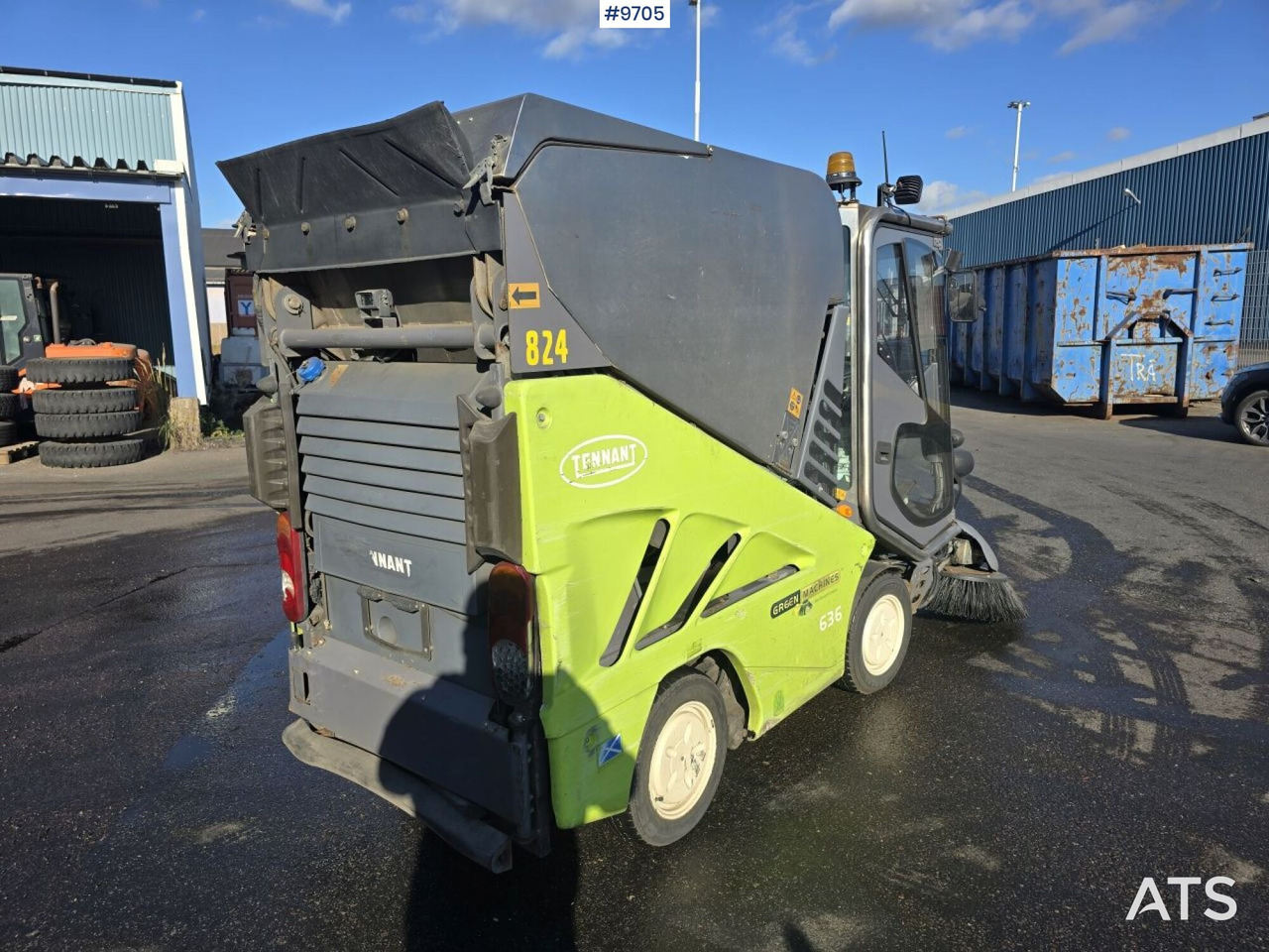 Air Sweeper - Tennant 636 (SEE VIDEO) - מטאטא כבישים: תמונה 3 Air Sweeper - Tennant 636 (SEE VIDEO) - מטאטא כבישים: תמונה 3