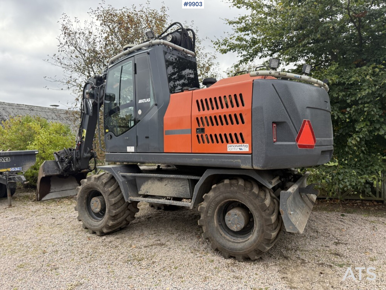 Atlas 160 wheel excavator with tiltrotator and attachments - מחפר גלגלים: תמונה 3 Atlas 160 wheel excavator with tiltrotator and attachments - מחפר גלגלים: תמונה 3