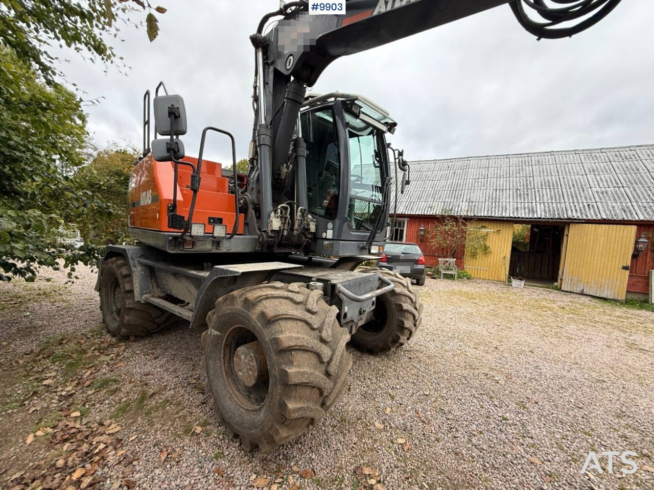 Atlas 160 wheel excavator with tiltrotator and attachments - מחפר גלגלים: תמונה 2 Atlas 160 wheel excavator with tiltrotator and attachments - מחפר גלגלים: תמונה 2