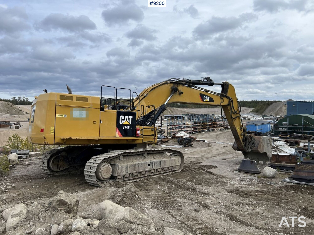 מחפר CAT 374 FL crawler excavator with bucket (VIDEO): תמונה 6