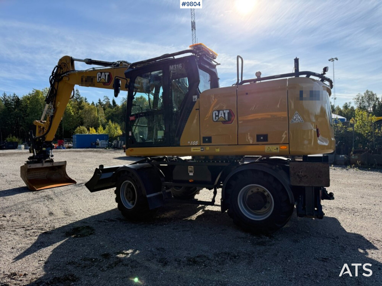 CAT M316 wheel excavator with tiltrotator, 3D excavation system, and grader bucket - מחפר גלגלים: תמונה 5 CAT M316 wheel excavator with tiltrotator, 3D excavation system, and grader bucket - מחפר גלגלים: תמונה 5