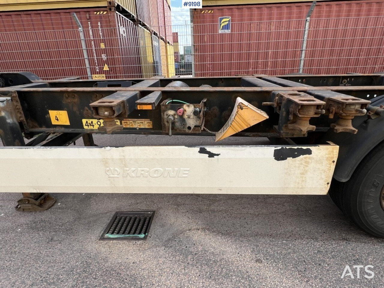 Container chassi - Krone SD - סמיטריילר מוביל מכולות/ החלפת גוף: תמונה 5 Container chassi - Krone SD - סמיטריילר מוביל מכולות/ החלפת גוף: תמונה 5