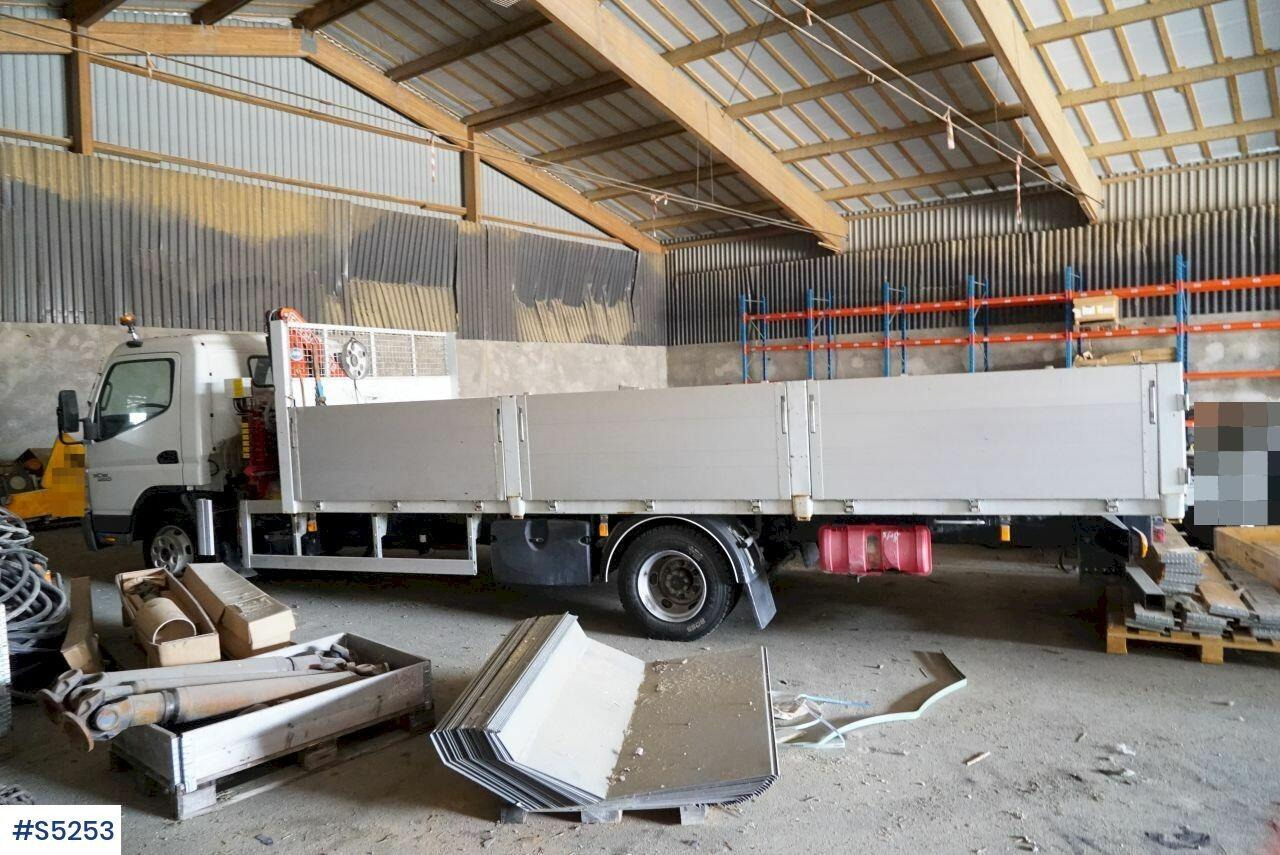 Crane truck with flat Mitsubishi Canter 7C15 - משאית מנוף: תמונה 2 Crane truck with flat Mitsubishi Canter 7C15 - משאית מנוף: תמונה 2