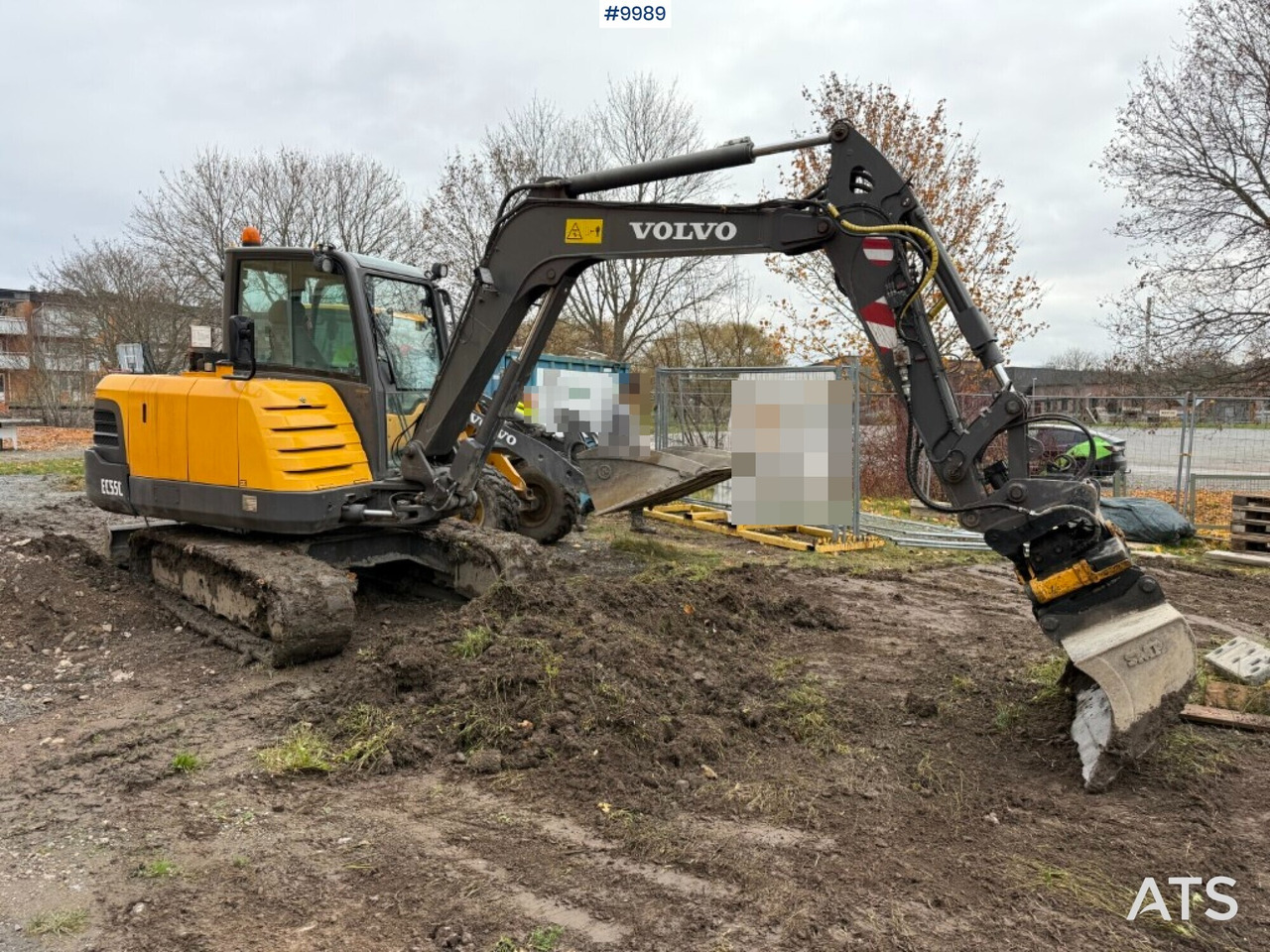 Crawler excavator Volvo EC55C with tiltrotator and buckets - מחפר סורק: תמונה 1 Crawler excavator Volvo EC55C with tiltrotator and buckets - מחפר סורק: תמונה 1