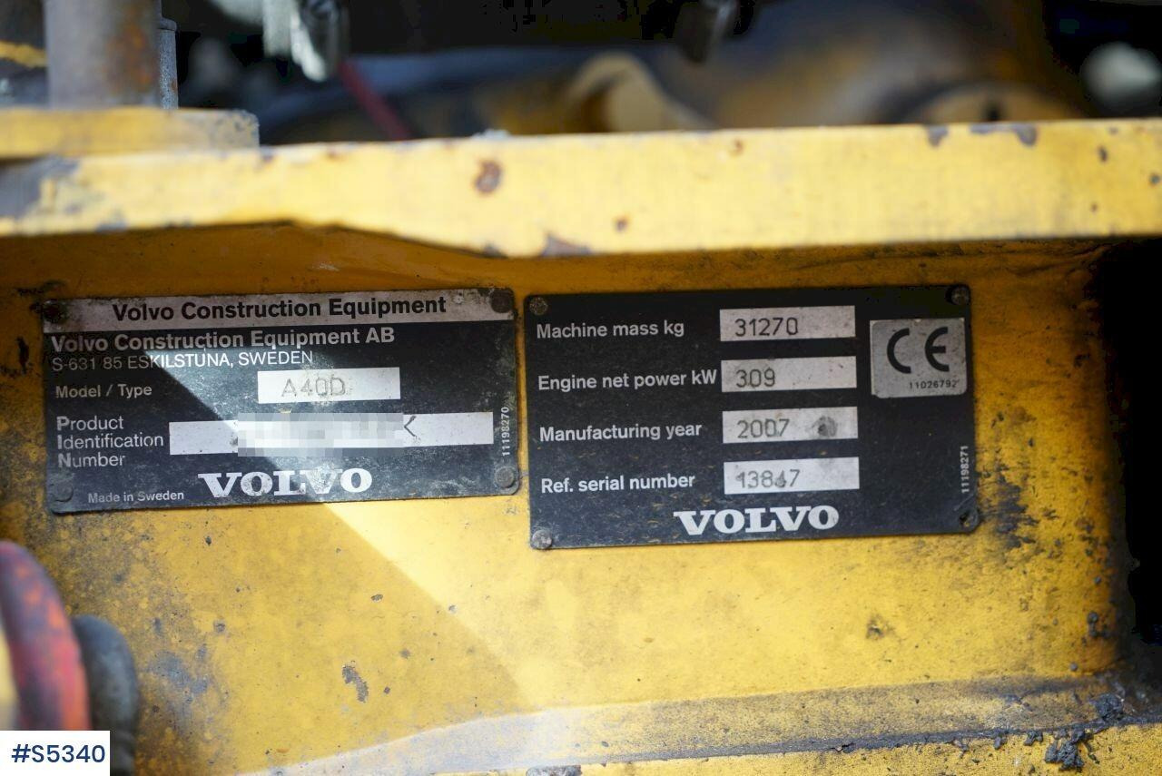 מסיר פסולת DUMPER Volvo A40D 6x6: תמונה 19