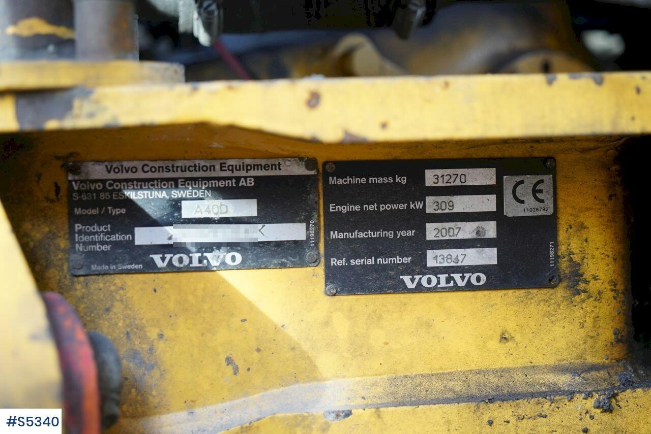 מסיר פסולת DUMPER Volvo A40D 6x6: תמונה 20