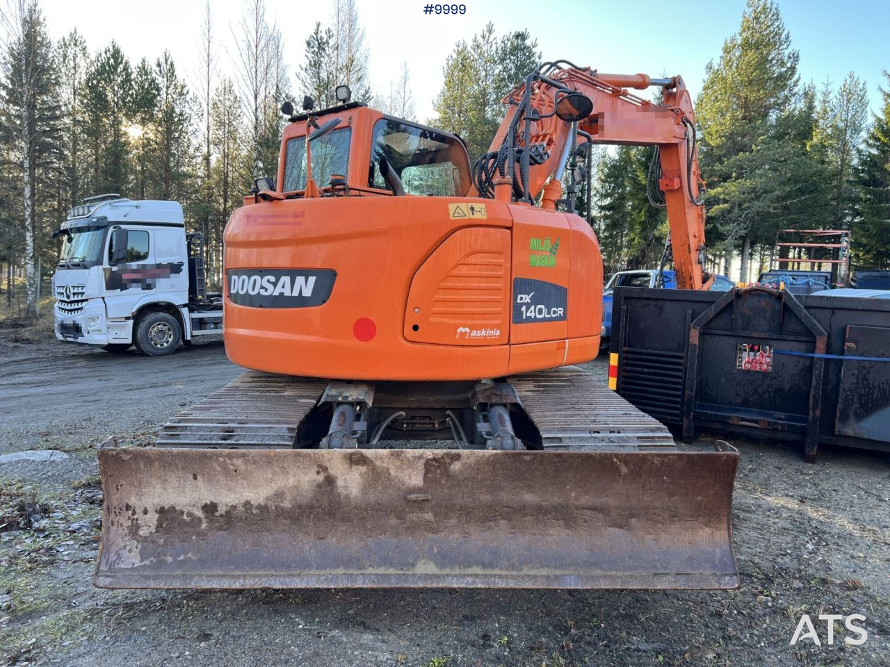 Doosan DX140LCR-3 Excavator with rotator - מחפר סורק: תמונה 5 Doosan DX140LCR-3 Excavator with rotator - מחפר סורק: תמונה 5