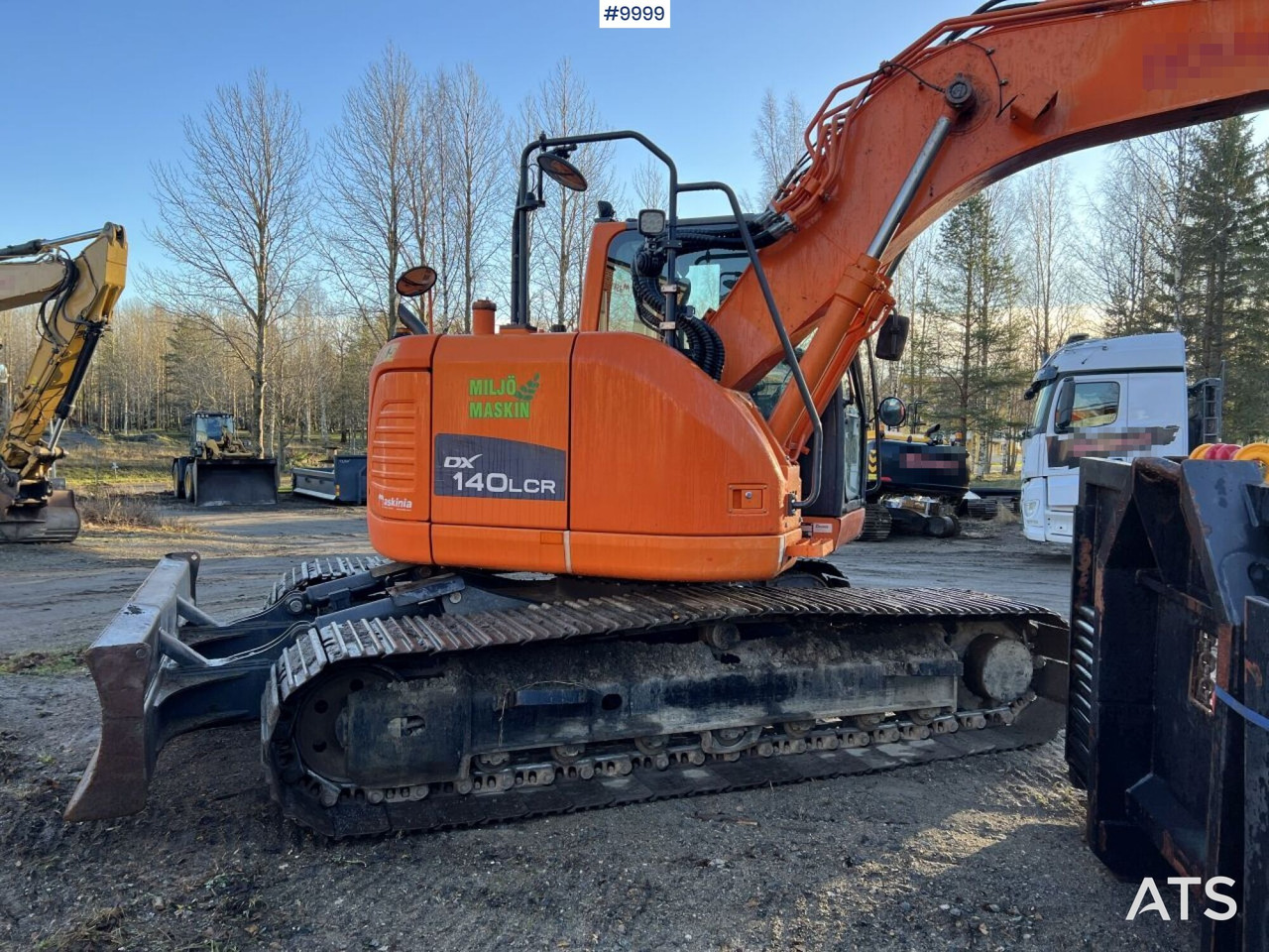 מחפר סורק Doosan DX140LCR-3 Excavator with rotator: תמונה 8