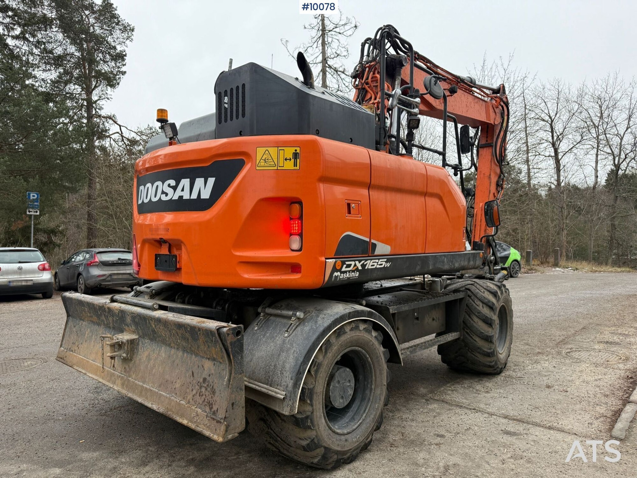 Doosan DX165W-5 Wheeled excavator (VIDEO) - מחפר גלגלים: תמונה 5 Doosan DX165W-5 Wheeled excavator (VIDEO) - מחפר גלגלים: תמונה 5