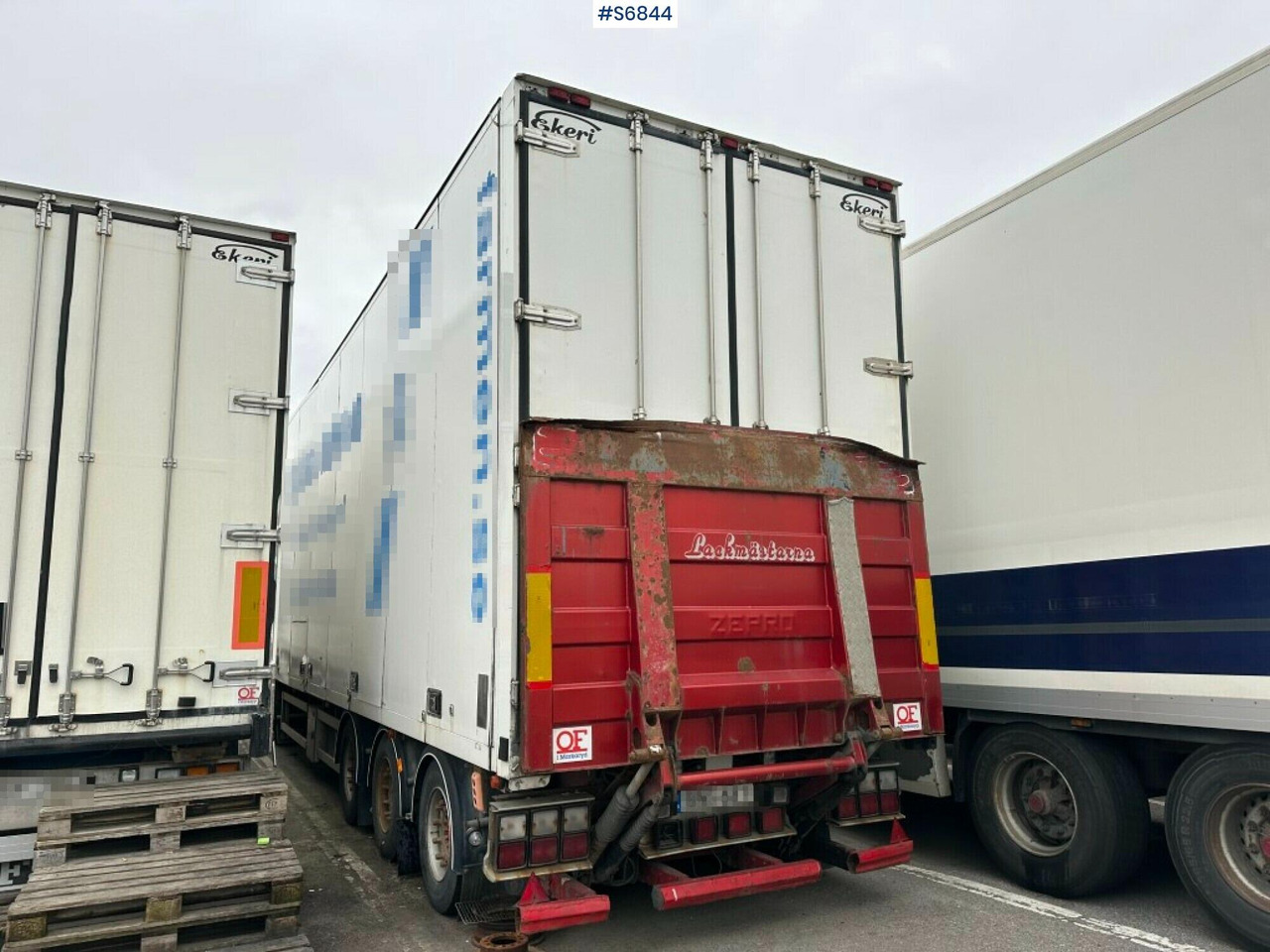 Ekeri L/L-5 refrigerated trailer with openable side rear end lift - קרון נגרר עם קירור: תמונה 4 Ekeri L/L-5 refrigerated trailer with openable side rear end lift - קרון נגרר עם קירור: תמונה 4