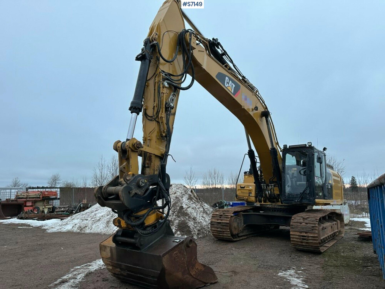 Excavator Cat 336F LXE with rotor - מחפר: תמונה 2 Excavator Cat 336F LXE with rotor - מחפר: תמונה 2