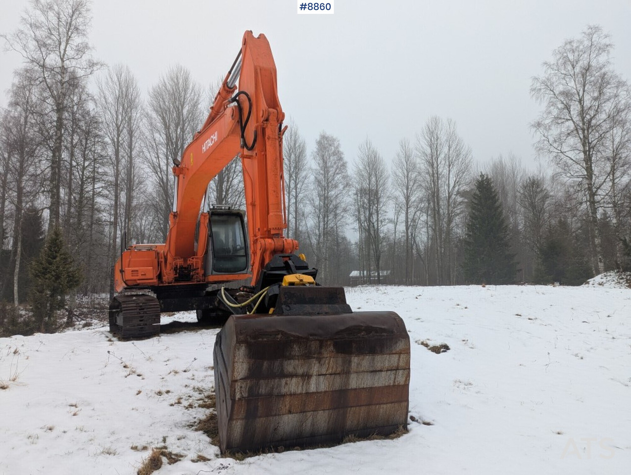 מחפר סורק Excavator Fiat Hitachi EX255 with tiltrotator and grading bucket (SEE VIDEO): תמונה 13