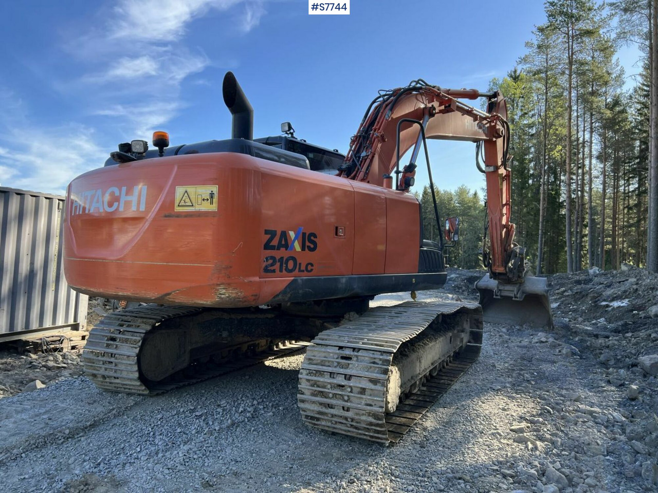 מחפר סורק Hitachi ZX 210 LC-5B with rotortilt and gears SEE VIDEO: תמונה 11