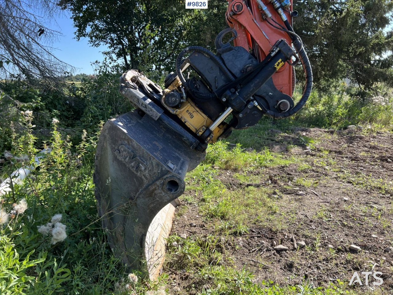 Hitachi ZX140 W-5B with rotor and planer bucket - מחפר גלגלים: תמונה 5 Hitachi ZX140 W-5B with rotor and planer bucket - מחפר גלגלים: תמונה 5
