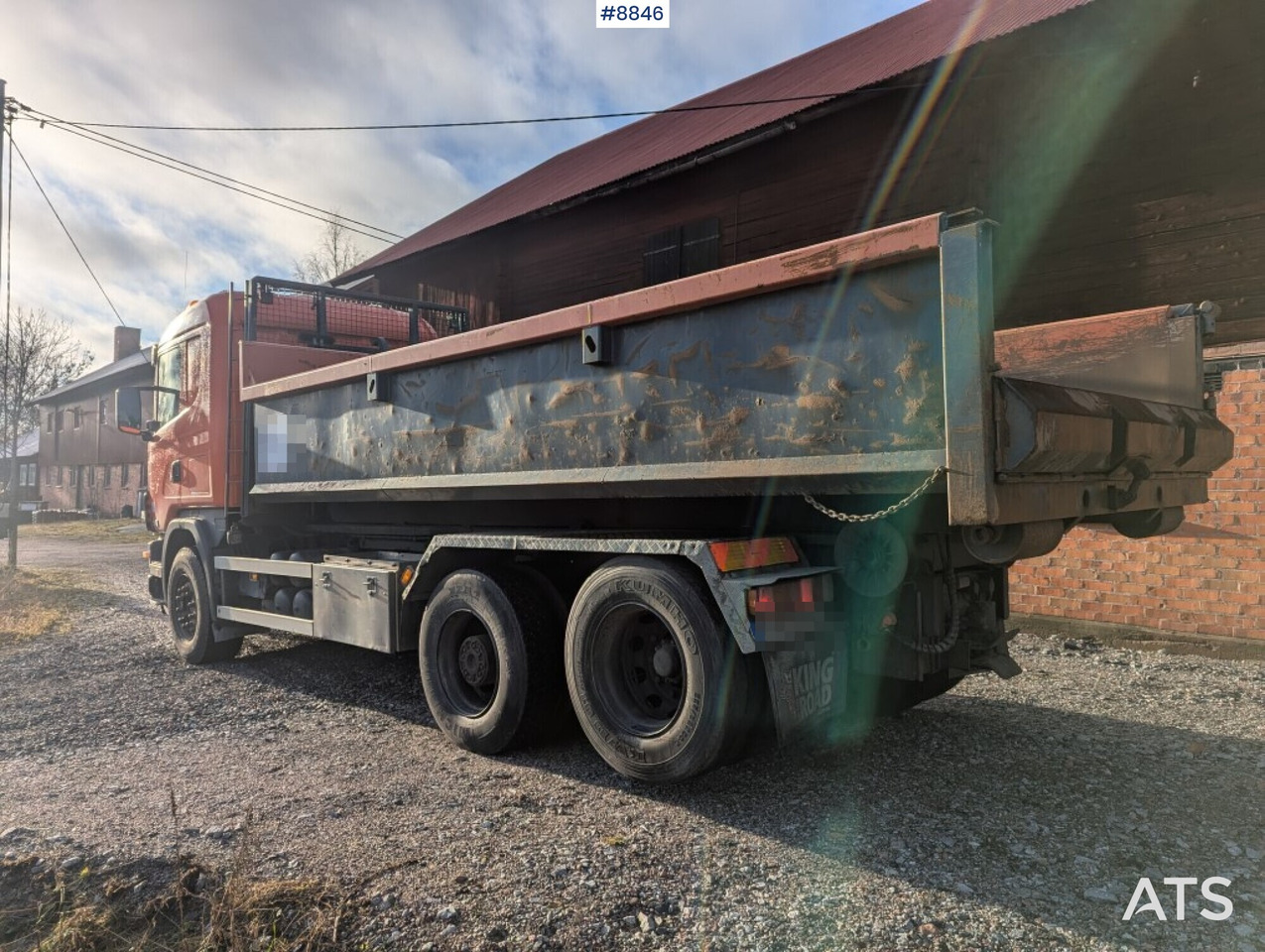 Hook Truck Scania R124BG 6x2 with gravel flatbed (SEE VIDEO) - משאית הרמת וו: תמונה 3 Hook Truck Scania R124BG 6x2 with gravel flatbed (SEE VIDEO) - משאית הרמת וו: תמונה 3