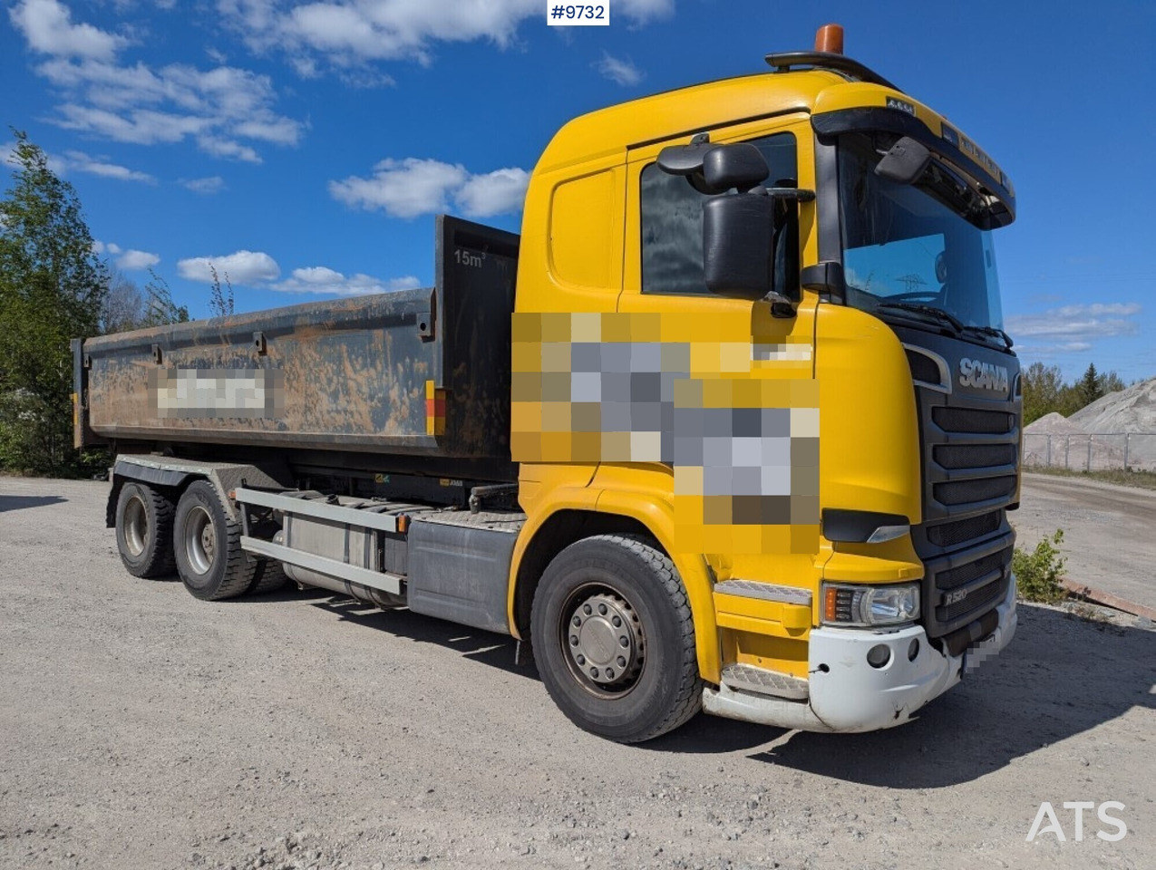 Hooklift Truck Scania R520 6x2 with flatbed - משאית הרמת וו: תמונה 1 Hooklift Truck Scania R520 6x2 with flatbed - משאית הרמת וו: תמונה 1