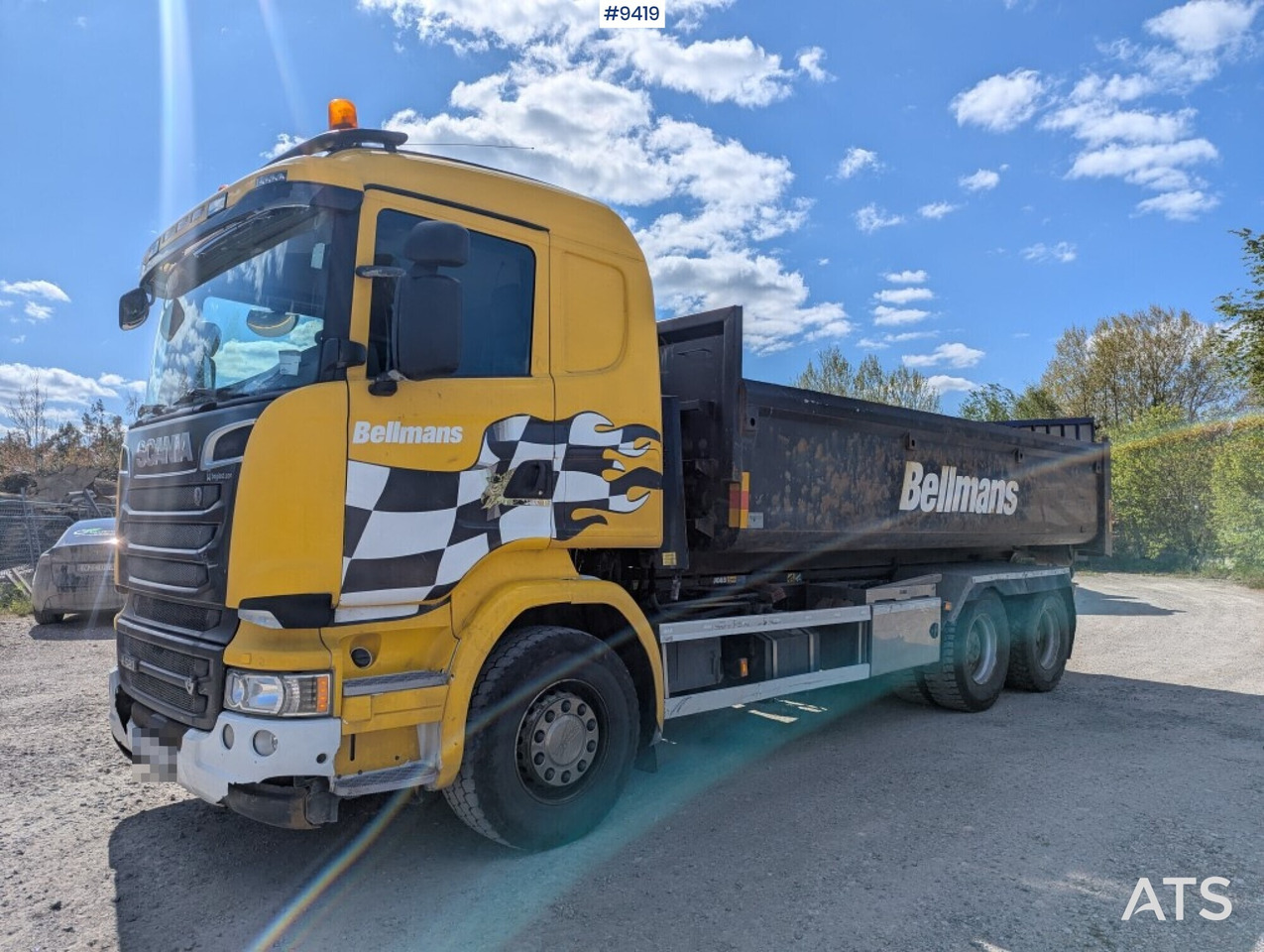 Hooklift Truck Scania R520 6x2 with flatbed - משאית הרמת וו: תמונה 1 Hooklift Truck Scania R520 6x2 with flatbed - משאית הרמת וו: תמונה 1