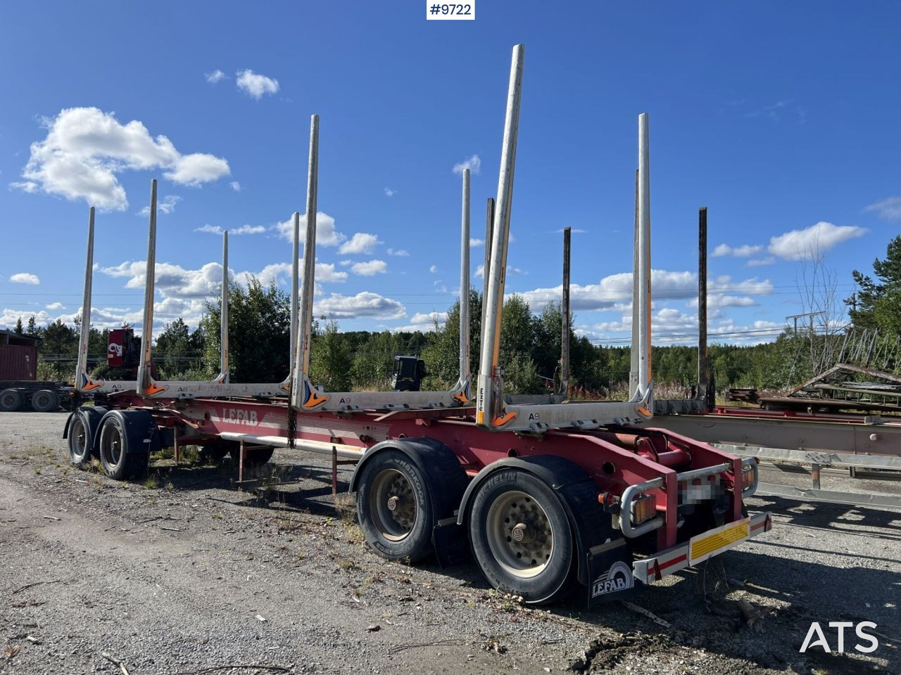 LEFAB V4 100 Timber trailer - קרון נגרר לעץ: תמונה 3 LEFAB V4 100 Timber trailer - קרון נגרר לעץ: תמונה 3