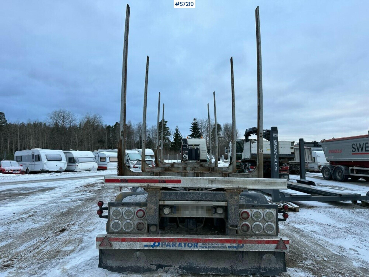 Logging trailer 5-axles, Parator SV 18-24 - קרון נגרר לעץ: תמונה 4 Logging trailer 5-axles, Parator SV 18-24 - קרון נגרר לעץ: תמונה 4