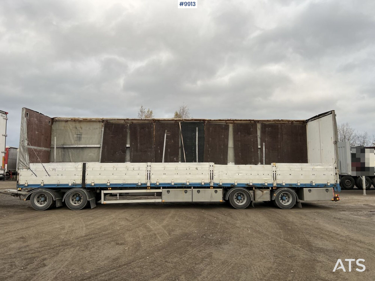 PARATOR SCV 18-20 Truck trailer with folding sides - קרון נגרר צד נופל/ שטוח: תמונה 2 PARATOR SCV 18-20 Truck trailer with folding sides - קרון נגרר צד נופל/ שטוח: תמונה 2
