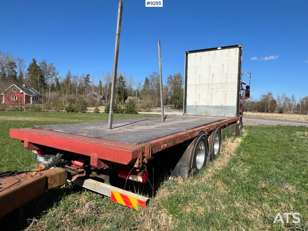SCANIA R480 LB with flatbed, trailer and dolly REP. OBJECT - משאית צד נופל/ שטוחה: תמונה 3 SCANIA R480 LB with flatbed, trailer and dolly REP. OBJECT - משאית צד נופל/ שטוחה: תמונה 3