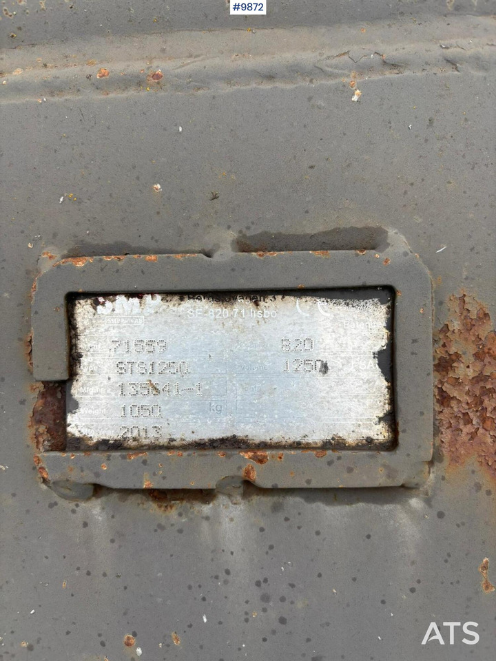 SMP Planer bucket 1250 L - דלי מחפר: תמונה 5 SMP Planer bucket 1250 L - דלי מחפר: תמונה 5