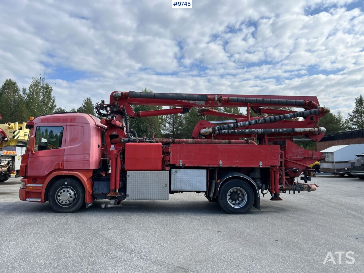 Scania P230 with Concrete pump - משאית משאבת בטון: תמונה 3 Scania P230 with Concrete pump - משאית משאבת בטון: תמונה 3