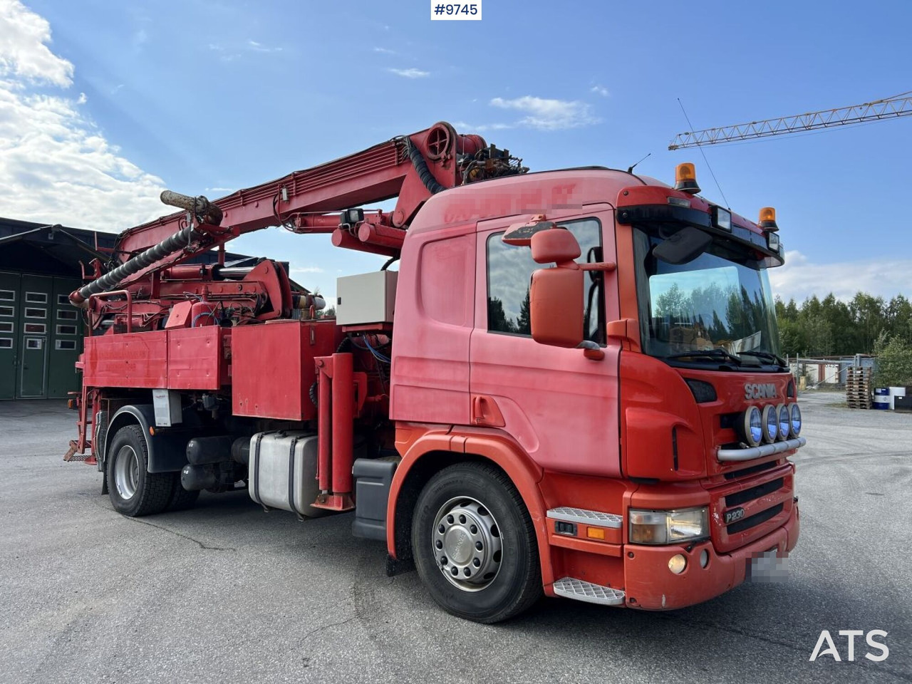 Scania P230 with Concrete pump - משאית משאבת בטון: תמונה 2 Scania P230 with Concrete pump - משאית משאבת בטון: תמונה 2