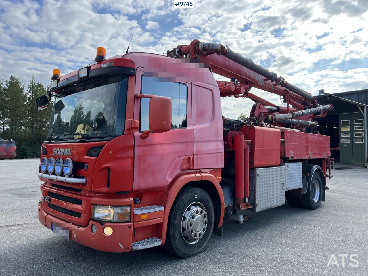 Scania P230 with Concrete pump - משאית משאבת בטון: תמונה 1 Scania P230 with Concrete pump - משאית משאבת בטון: תמונה 1