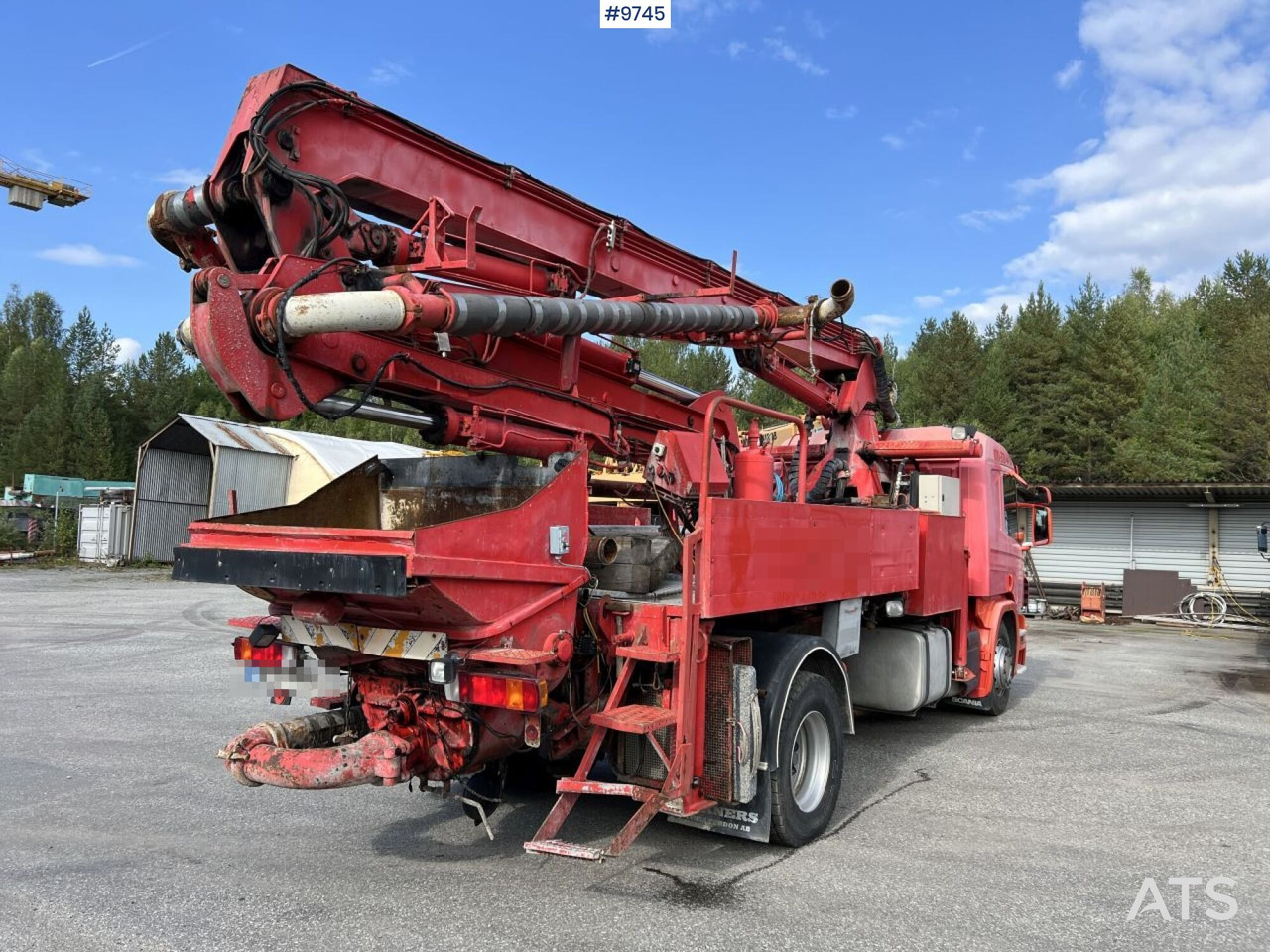 Scania P230 with Concrete pump - משאית משאבת בטון: תמונה 4 Scania P230 with Concrete pump - משאית משאבת בטון: תמונה 4