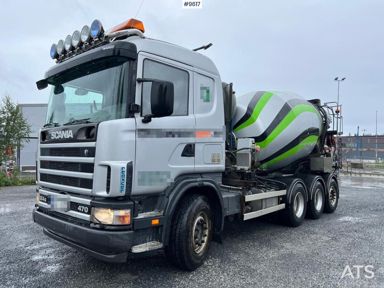 Scania R124 tridem with LAXO quick release / Concrete truck - משאית מערבלת בטון: תמונה 1 Scania R124 tridem with LAXO quick release / Concrete truck - משאית מערבלת בטון: תמונה 1