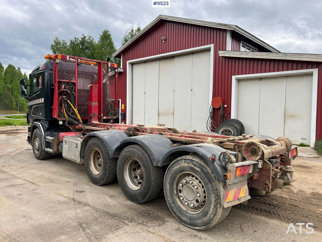 Scania R164 Tridem Hooklift - משאית הרמת וו: תמונה 3 Scania R164 Tridem Hooklift - משאית הרמת וו: תמונה 3
