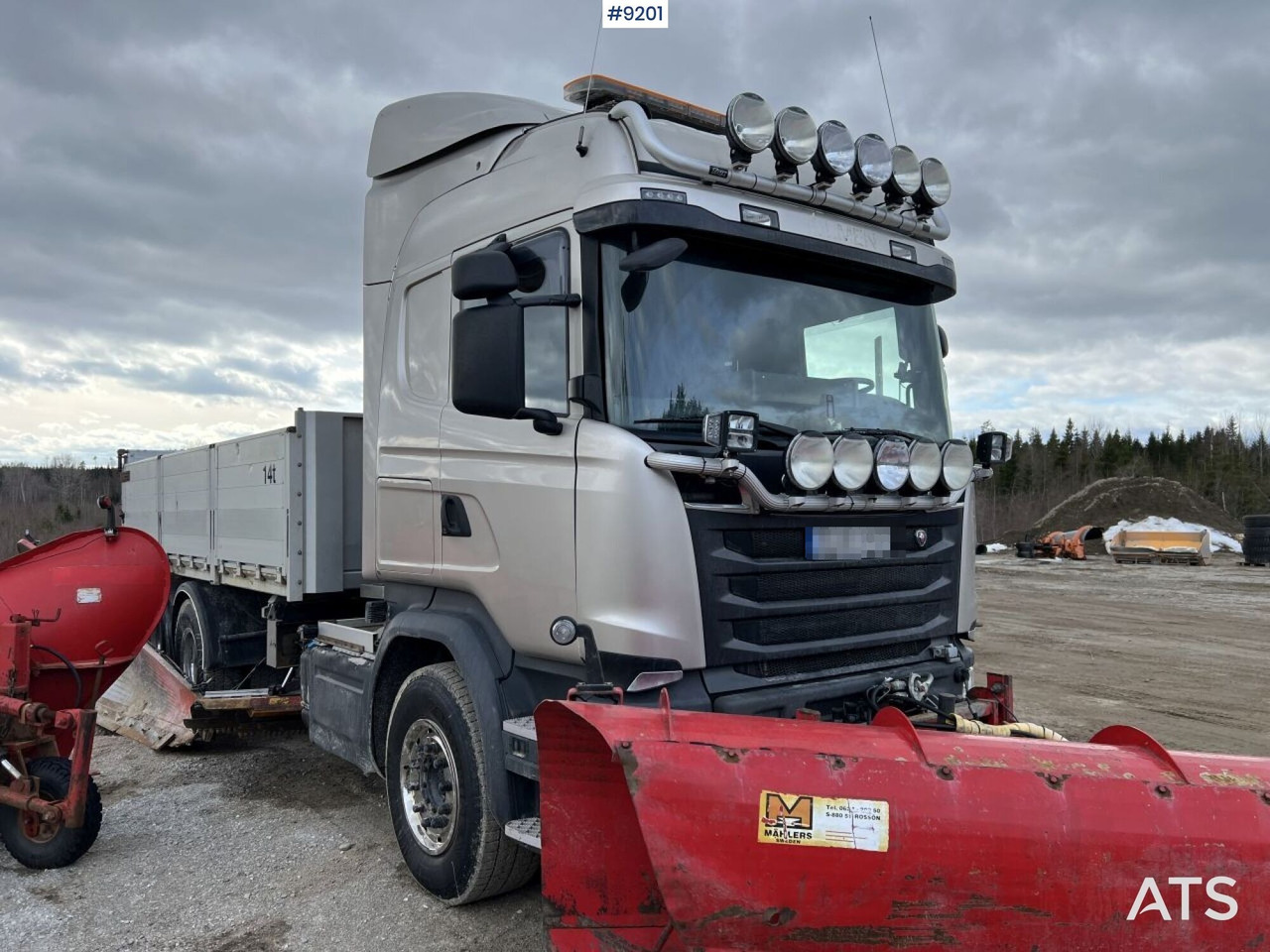 Scania R520 Tipper truck with plow equipment and underbite - מזהיר: תמונה 2 Scania R520 Tipper truck with plow equipment and underbite - מזהיר: תמונה 2