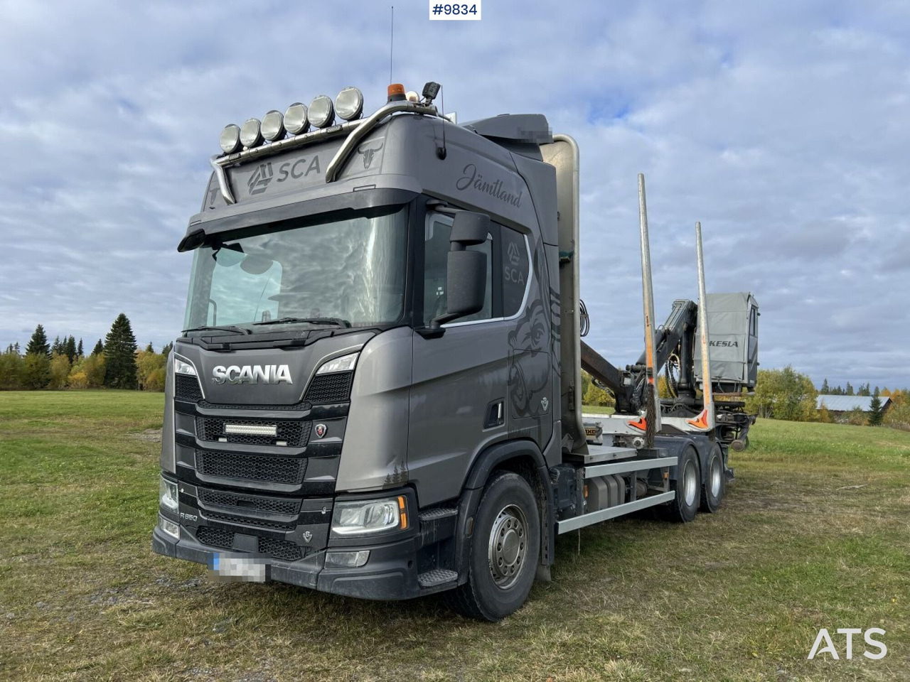 Scania R650 Timber truck with Kesla crane - משאית עץ, משאית מנוף: תמונה 2 Scania R650 Timber truck with Kesla crane - משאית עץ, משאית מנוף: תמונה 2