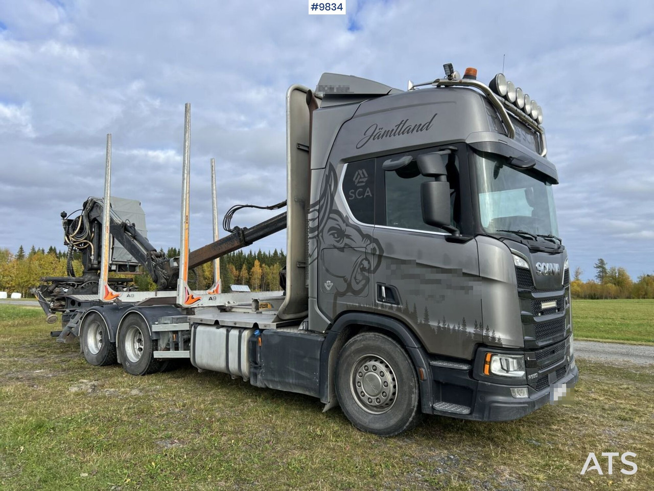 Scania R650 Timber truck with Kesla crane - משאית עץ, משאית מנוף: תמונה 5 Scania R650 Timber truck with Kesla crane - משאית עץ, משאית מנוף: תמונה 5