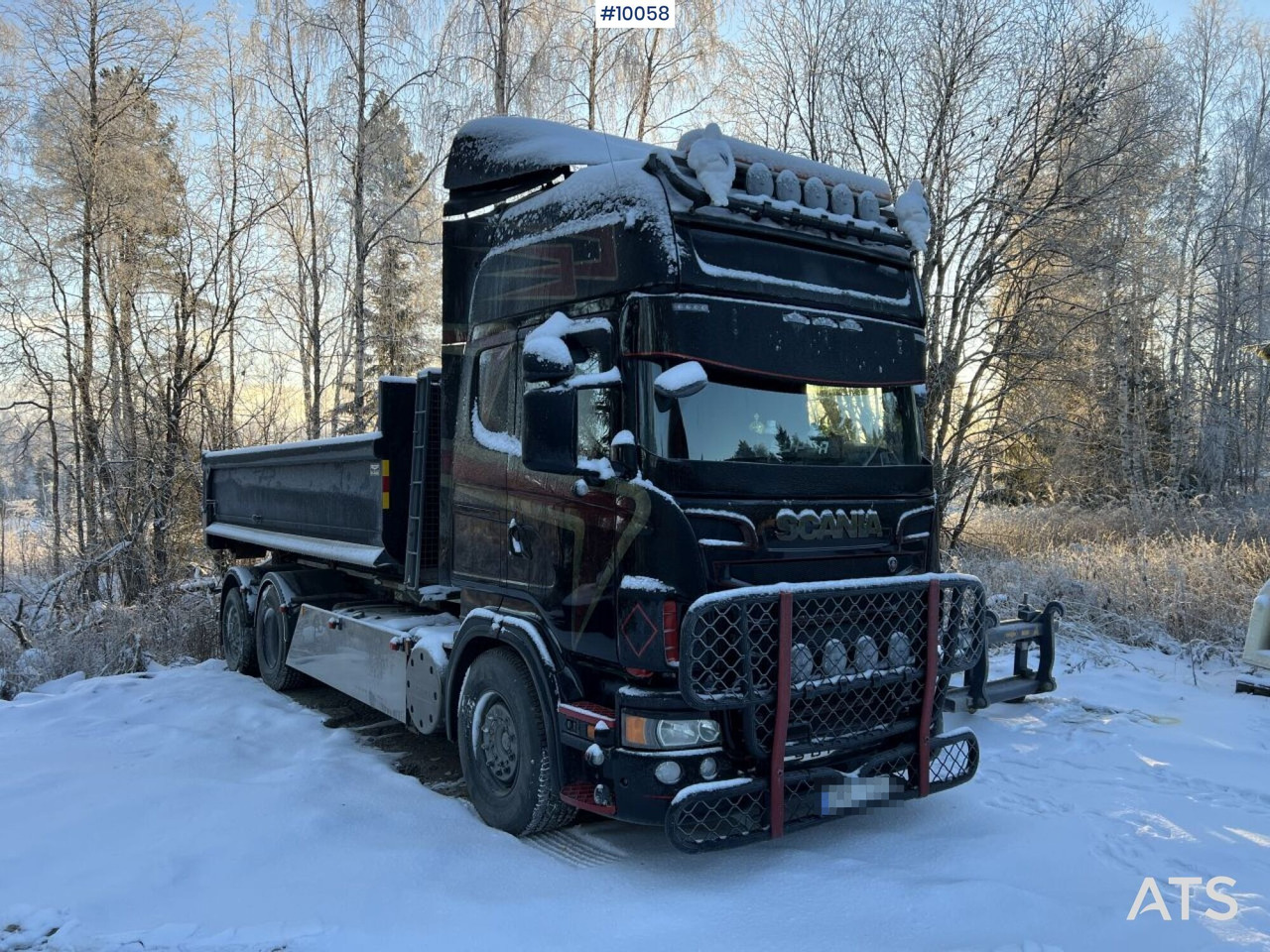 Scania R730 Hooklift truck with double flatbed - משאית הרמת וו: תמונה 2 Scania R730 Hooklift truck with double flatbed - משאית הרמת וו: תמונה 2