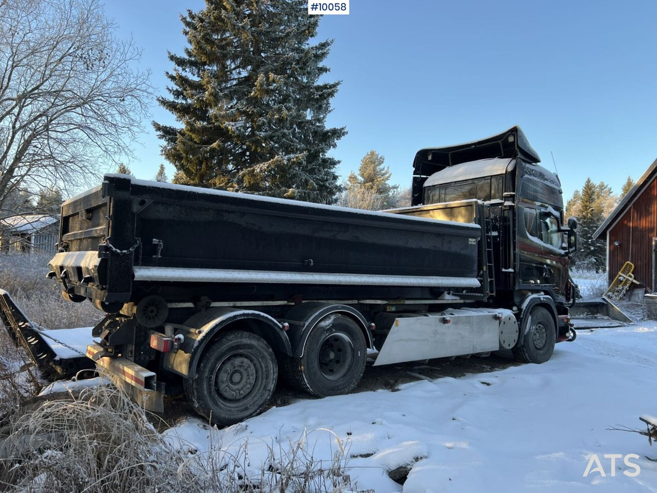 Scania R730 Hooklift truck with double flatbed - משאית הרמת וו: תמונה 4 Scania R730 Hooklift truck with double flatbed - משאית הרמת וו: תמונה 4