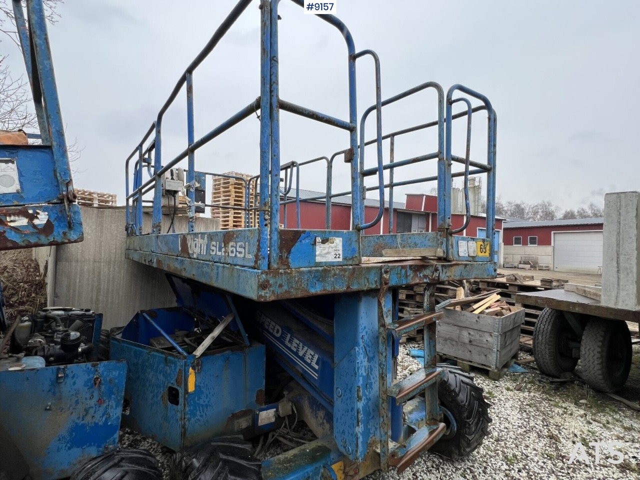 Scissor lift- UpRight SL26 Speed Level - Rep objekt - מעלית מספריים: תמונה 4 Scissor lift- UpRight SL26 Speed Level - Rep objekt - מעלית מספריים: תמונה 4