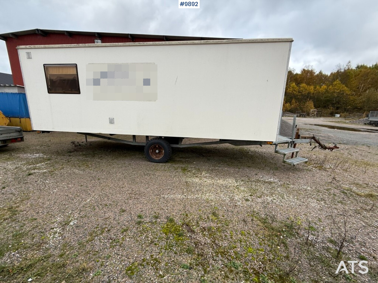 Staff wagon - Lycksele wagon PV4/3 - מכולת בנייה, קרון נגרר: תמונה 3 Staff wagon - Lycksele wagon PV4/3 - מכולת בנייה, קרון נגרר: תמונה 3