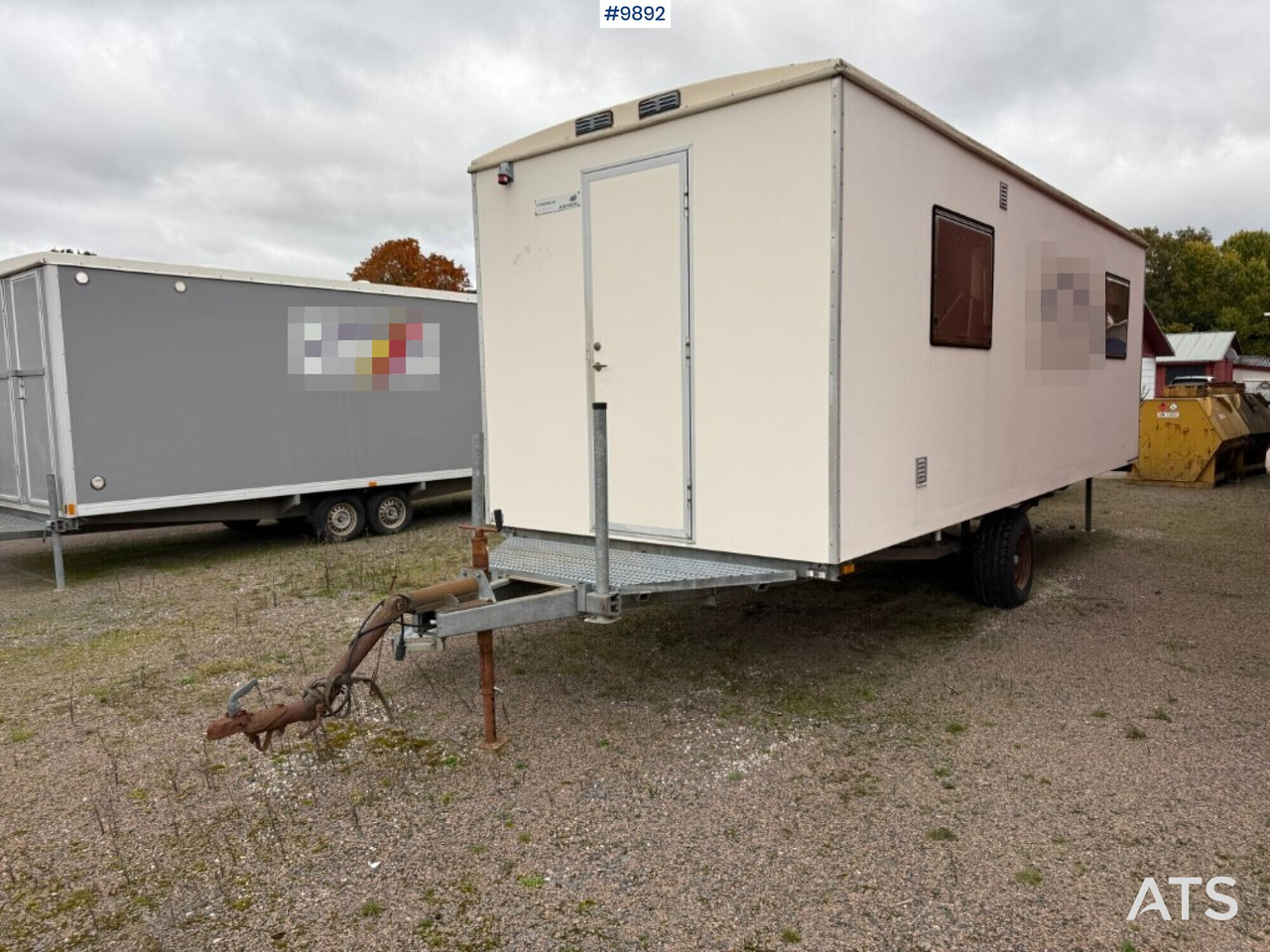 Staff wagon - Lycksele wagon PV4/3 - מכולת בנייה, קרון נגרר: תמונה 1 Staff wagon - Lycksele wagon PV4/3 - מכולת בנייה, קרון נגרר: תמונה 1