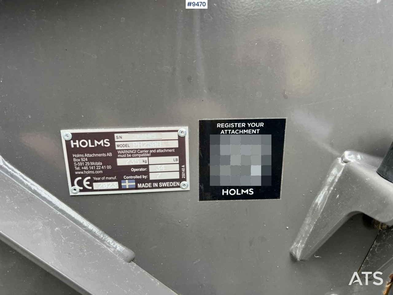 ציוד בנייה Sweeper HOLMS PH250B: תמונה 14